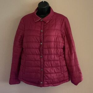 NWT Free Country Women's Puffer Jacket - Deep Red